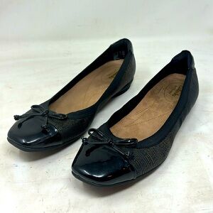 Clark’s candra glow ballet flats women’s size 9